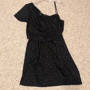 Urban Outfitters Black One Shoulder Dress